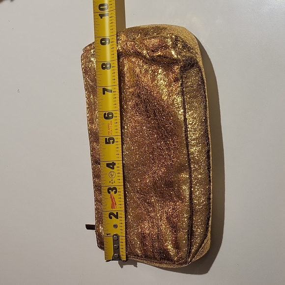 PVC Transparent Crossbody or Wristlet Bag, Gold, 2 Piece - Picture 13 of 16